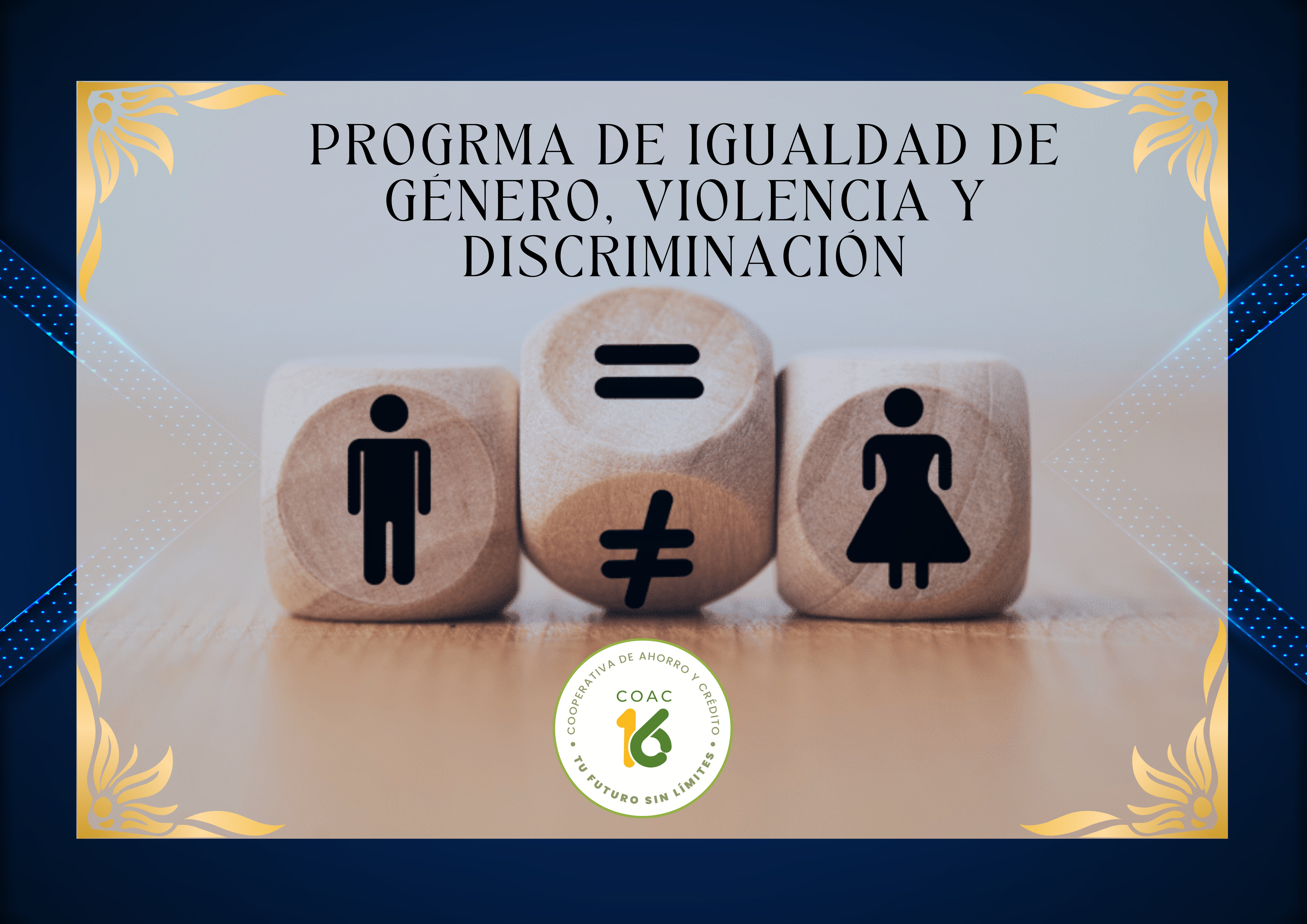 COAC16: PROGRAMA DE EDUCACIÓN EN EQUIDAD DE GÉNERO